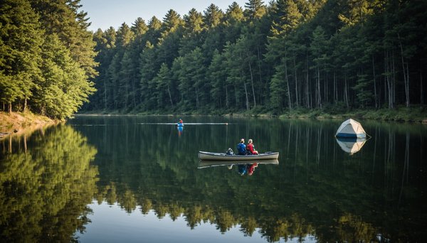 Évadez-vous au bord du lac : camping 4 étoiles dans les landes